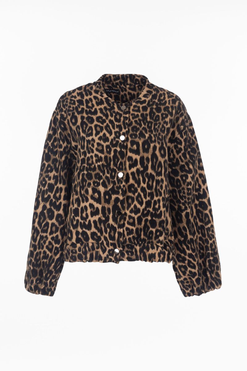 modischer Blouson im Animalprint