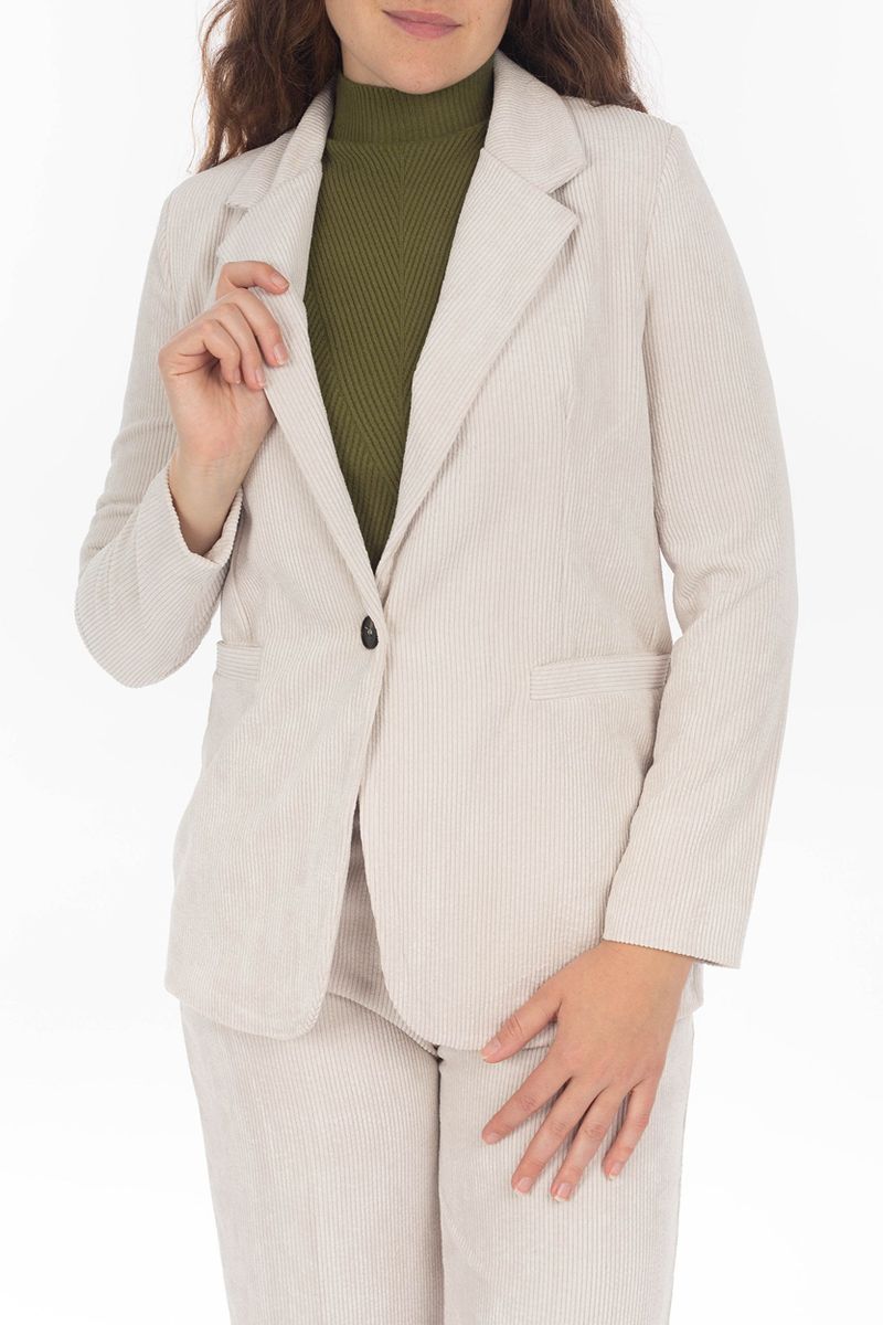 Modischer Feincord- Blazer