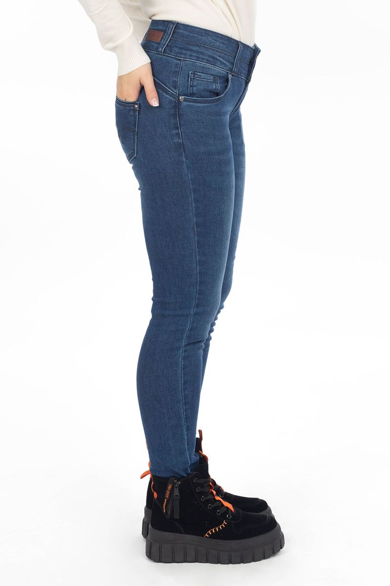 Blue Denim Jeans Slim-Fit