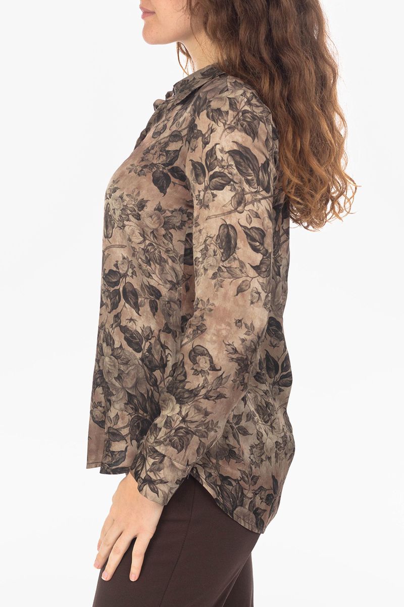 Bluse mit floralem Muster