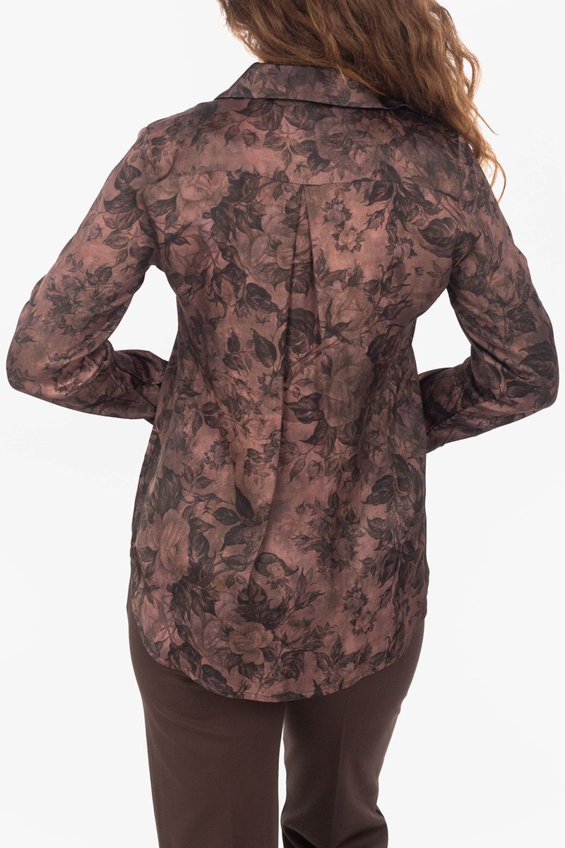 Bluse mit floralem Muster