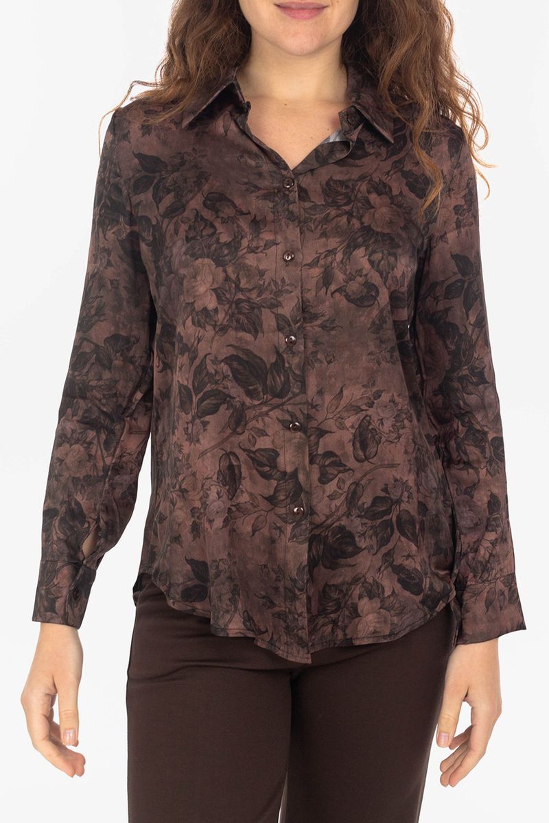 Bluse mit floralem Muster