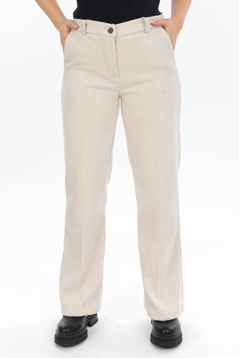 Pantalon de corde avec longue jambe