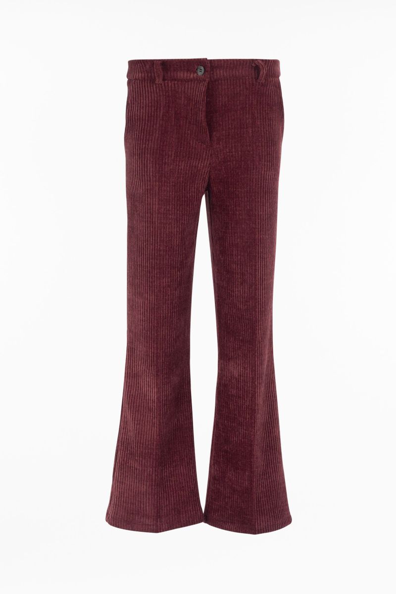 Pantalon de corde avec longue jambe