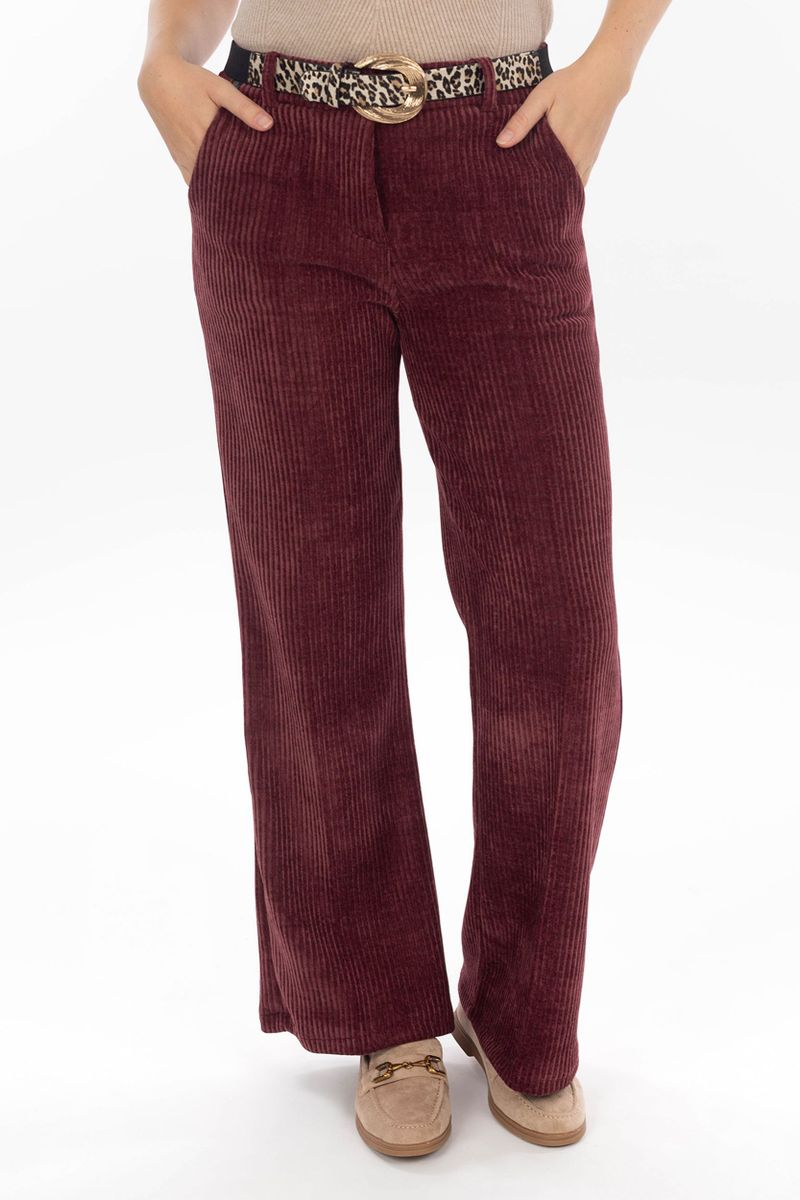 Pantalon de corde avec longue jambe