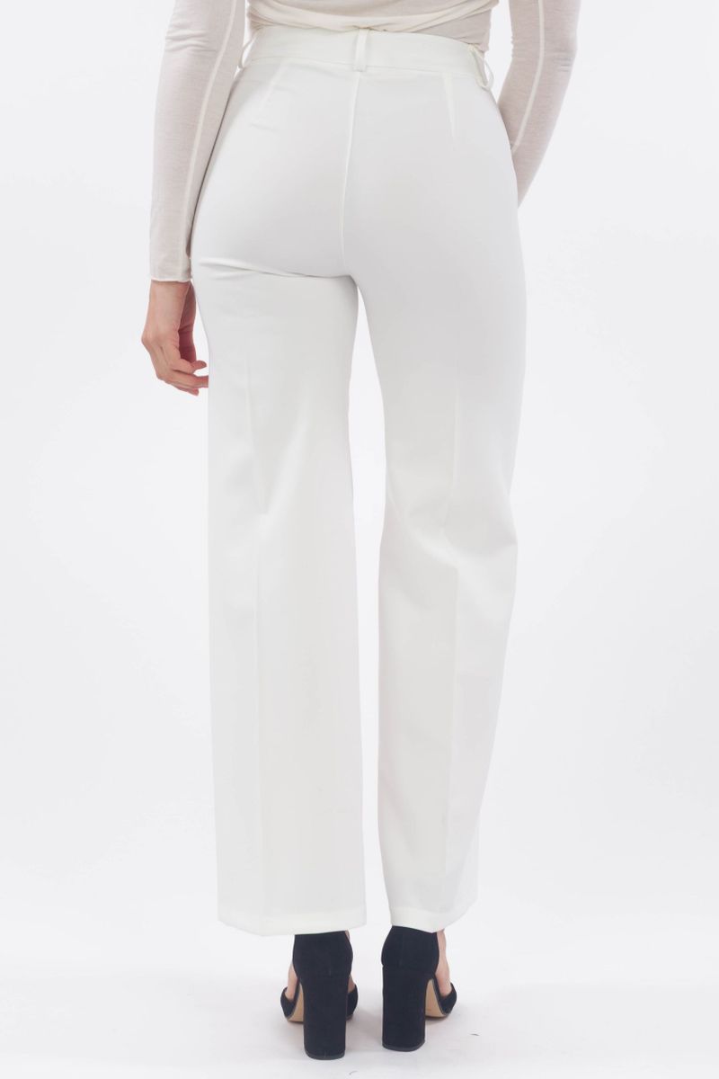 Elegant combination pants with wide leg