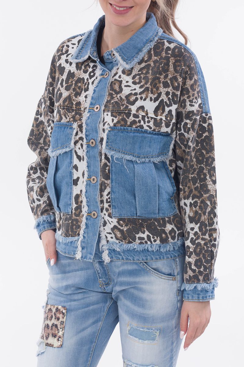 Jeansjacke Animal-Mix