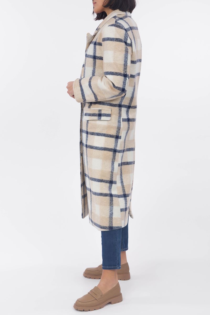 Long caro wool coat