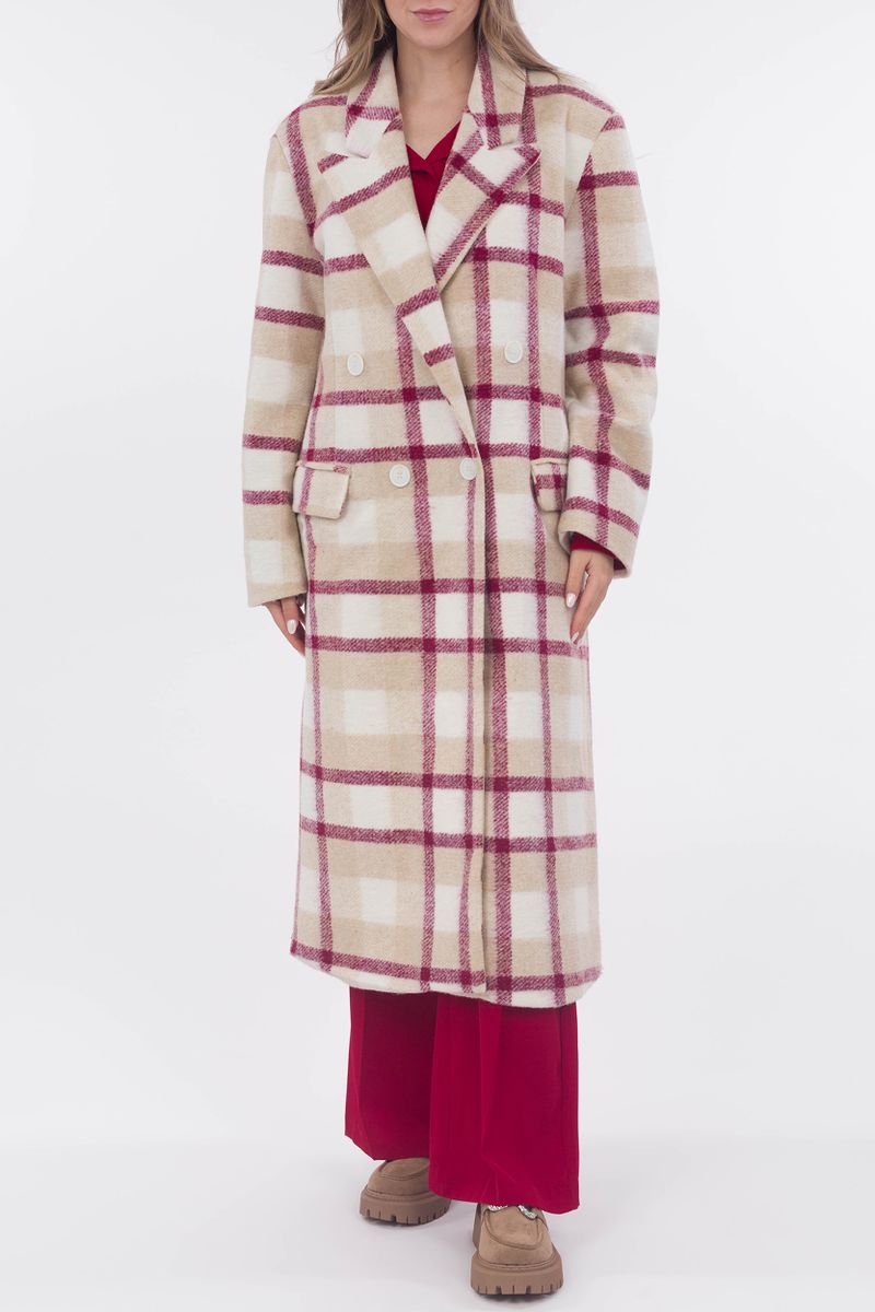 Long caro wool coat