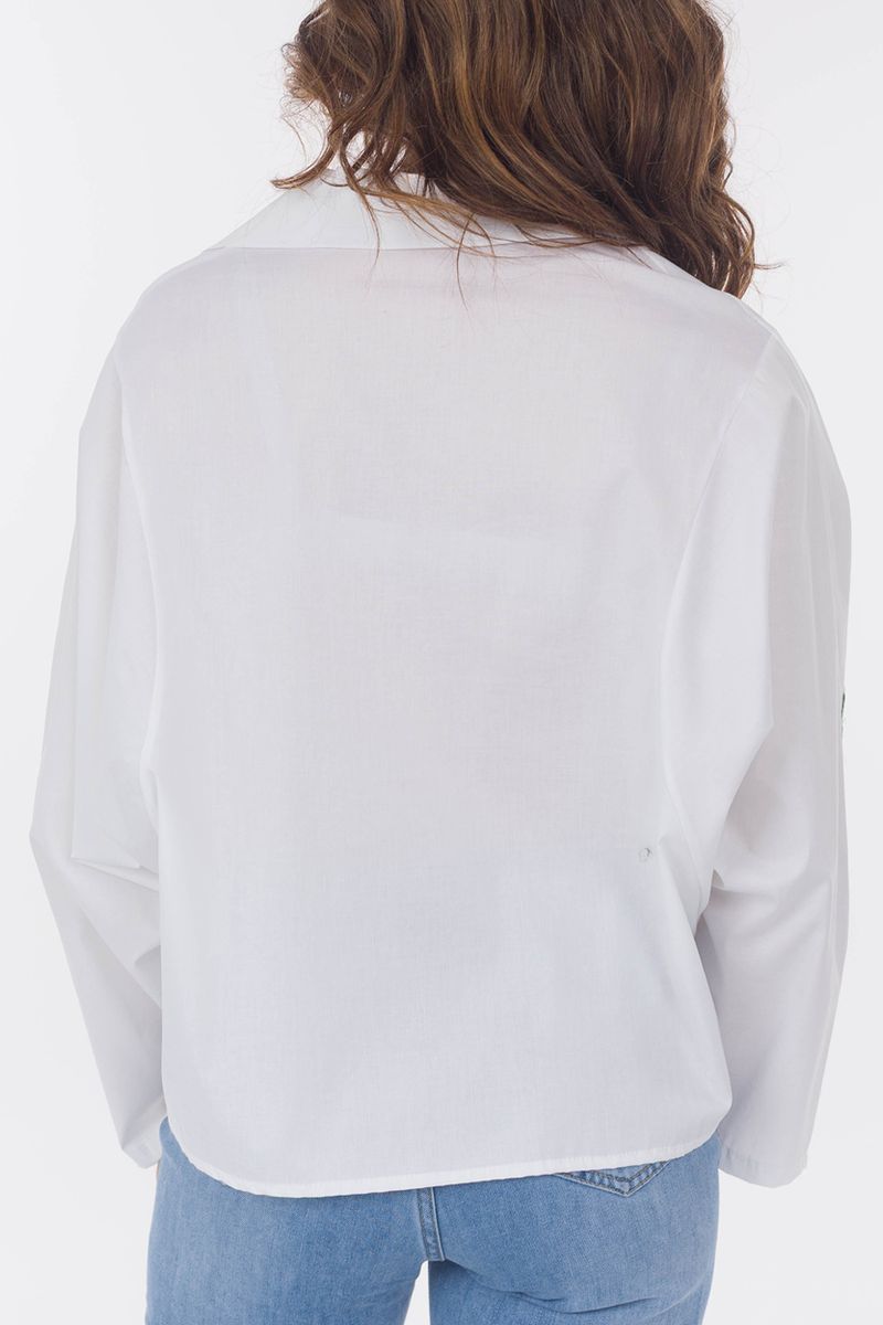 Blouse with pastel flowers