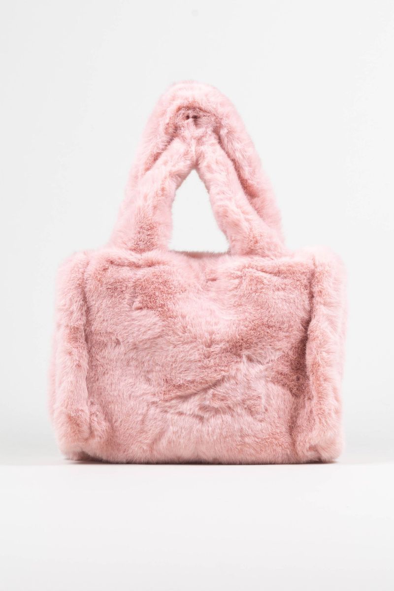 Fur handbag