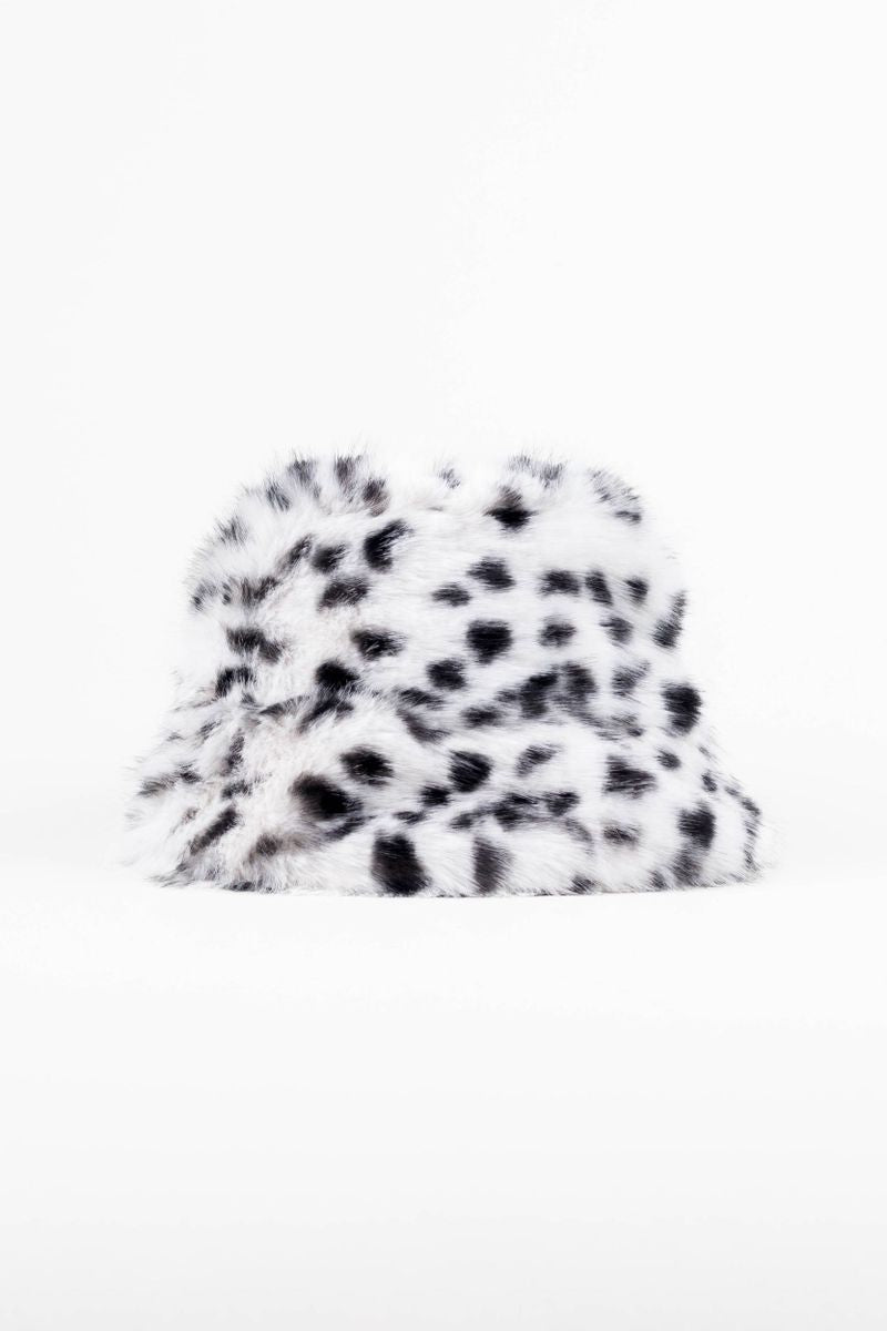 Webkelz hat with leopard pattern