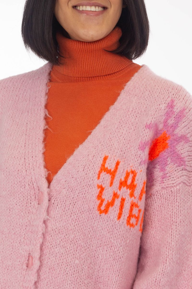 Knitwear- Cardigan Happy Vibes