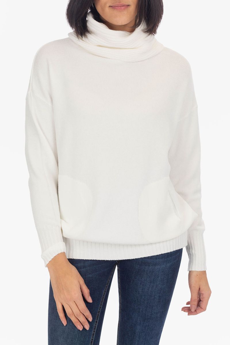 Loose turtleneck sweater