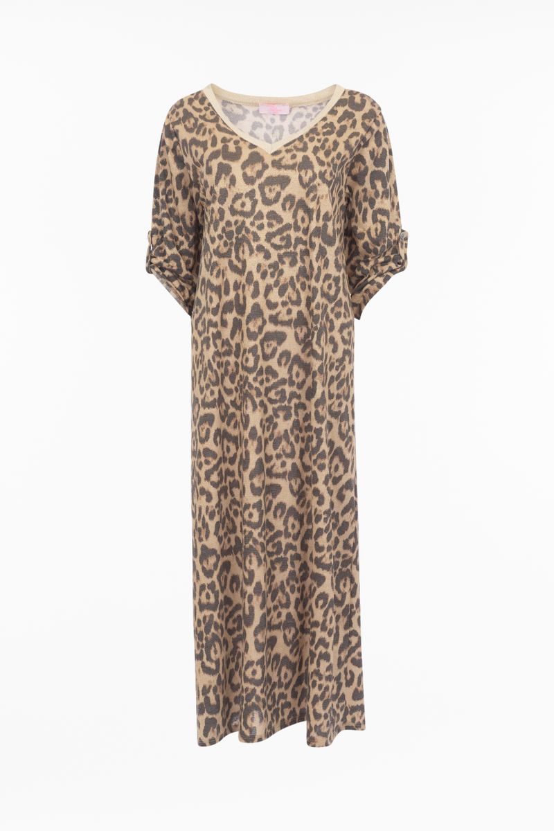 Leopard Maxikleid