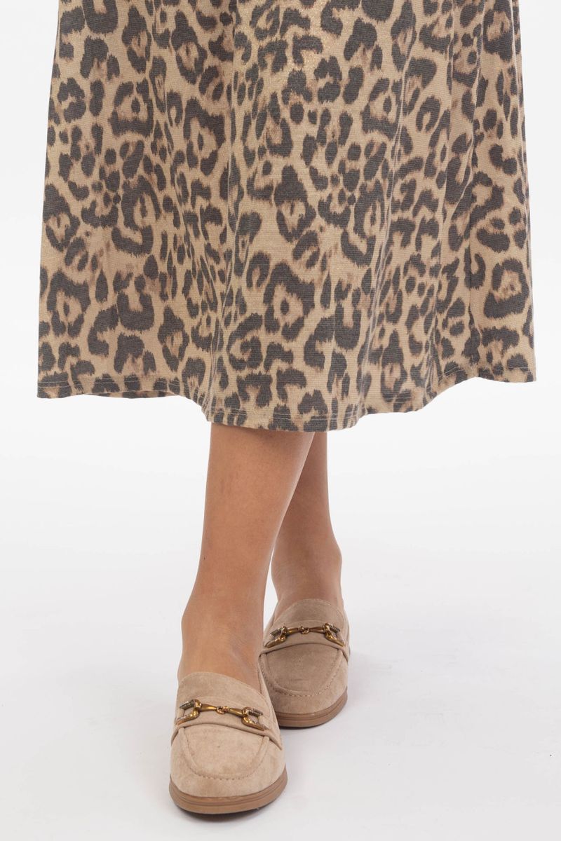 Leopard Maxikleid