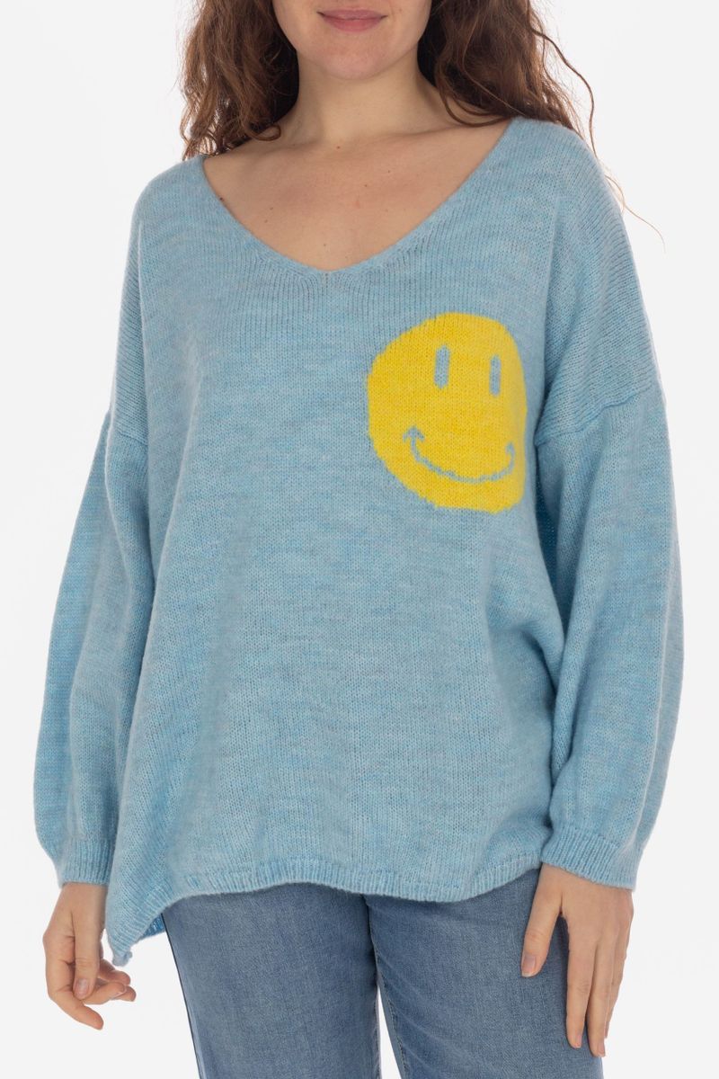 Parasiéré tricot Pull souriant