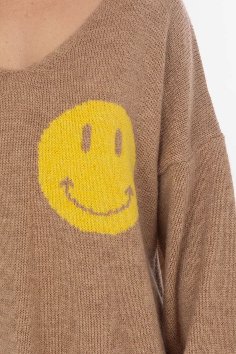 Parasiéré tricot Pull souriant