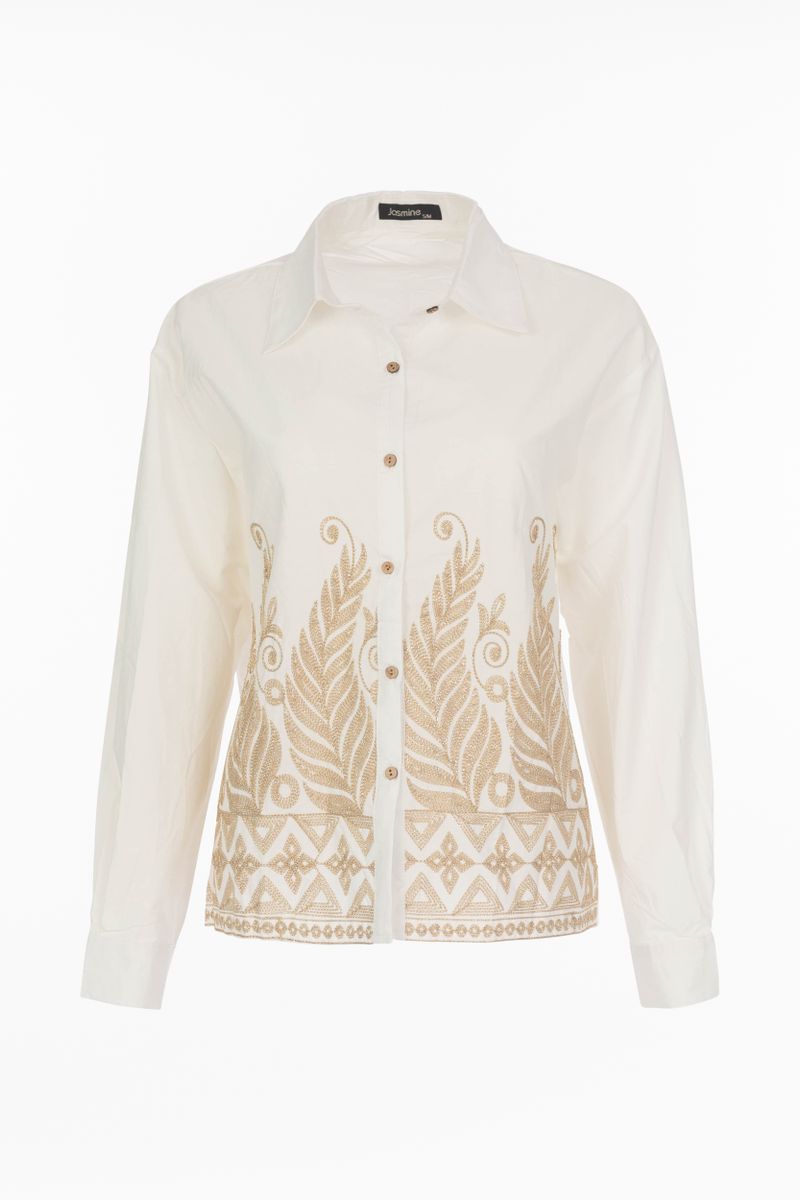 Blouse avec broderie