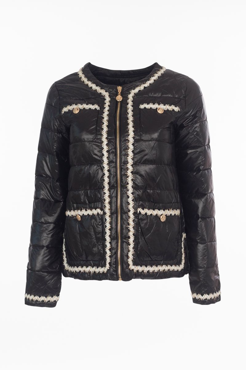 Stepp Jacket met siervlecht