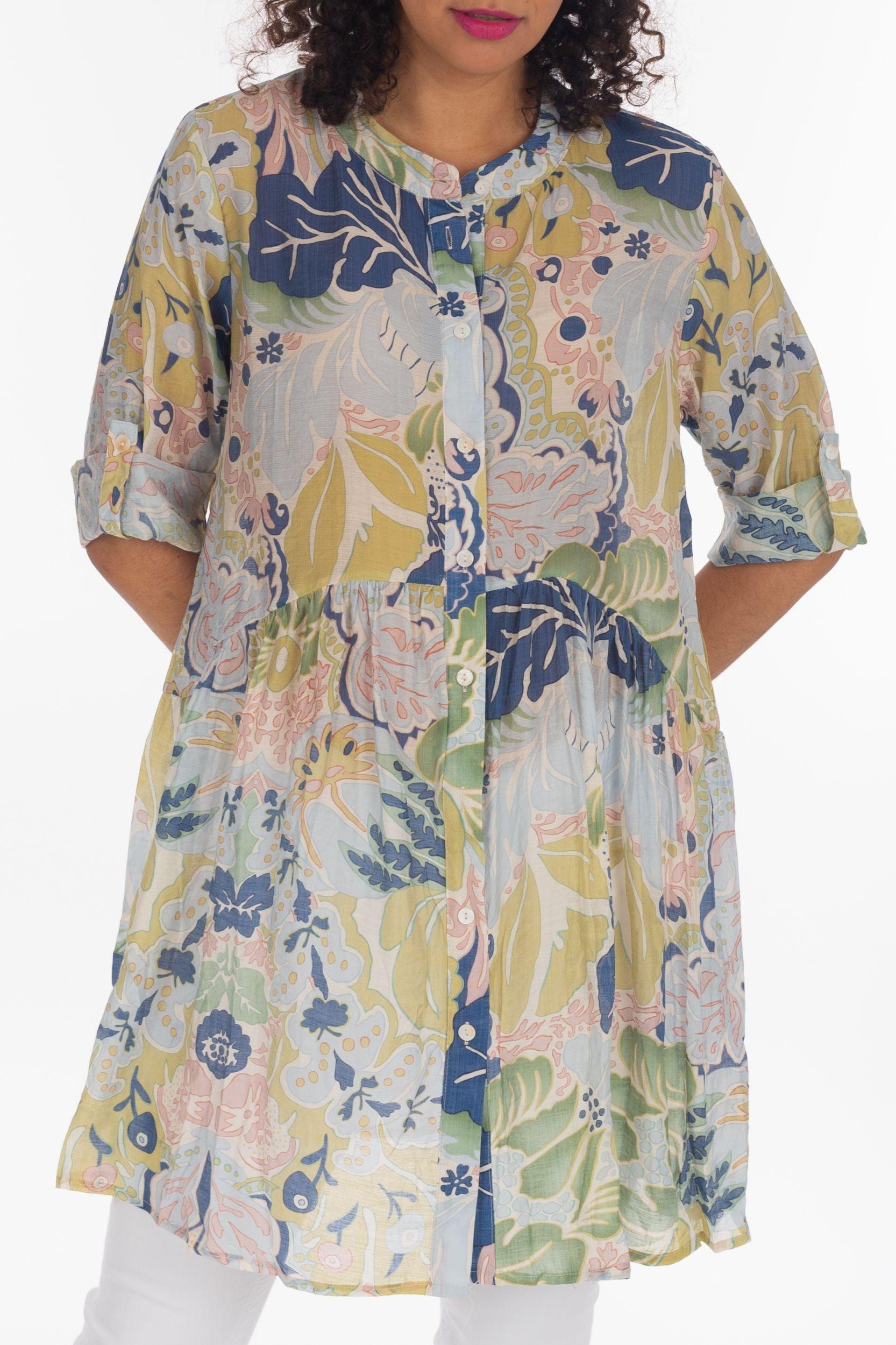 Blusenkleid mit All-Over-Print - La Strada