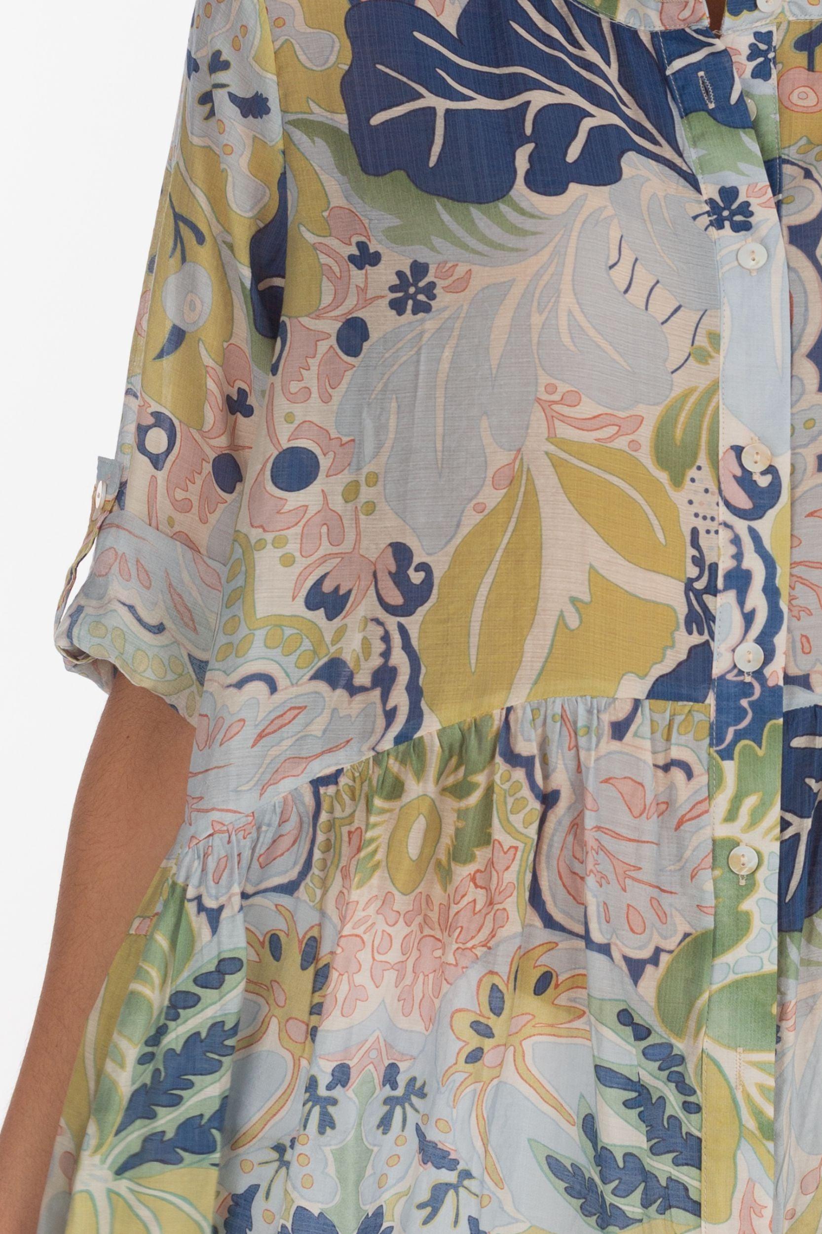 Blusenkleid mit All-Over-Print - La Strada