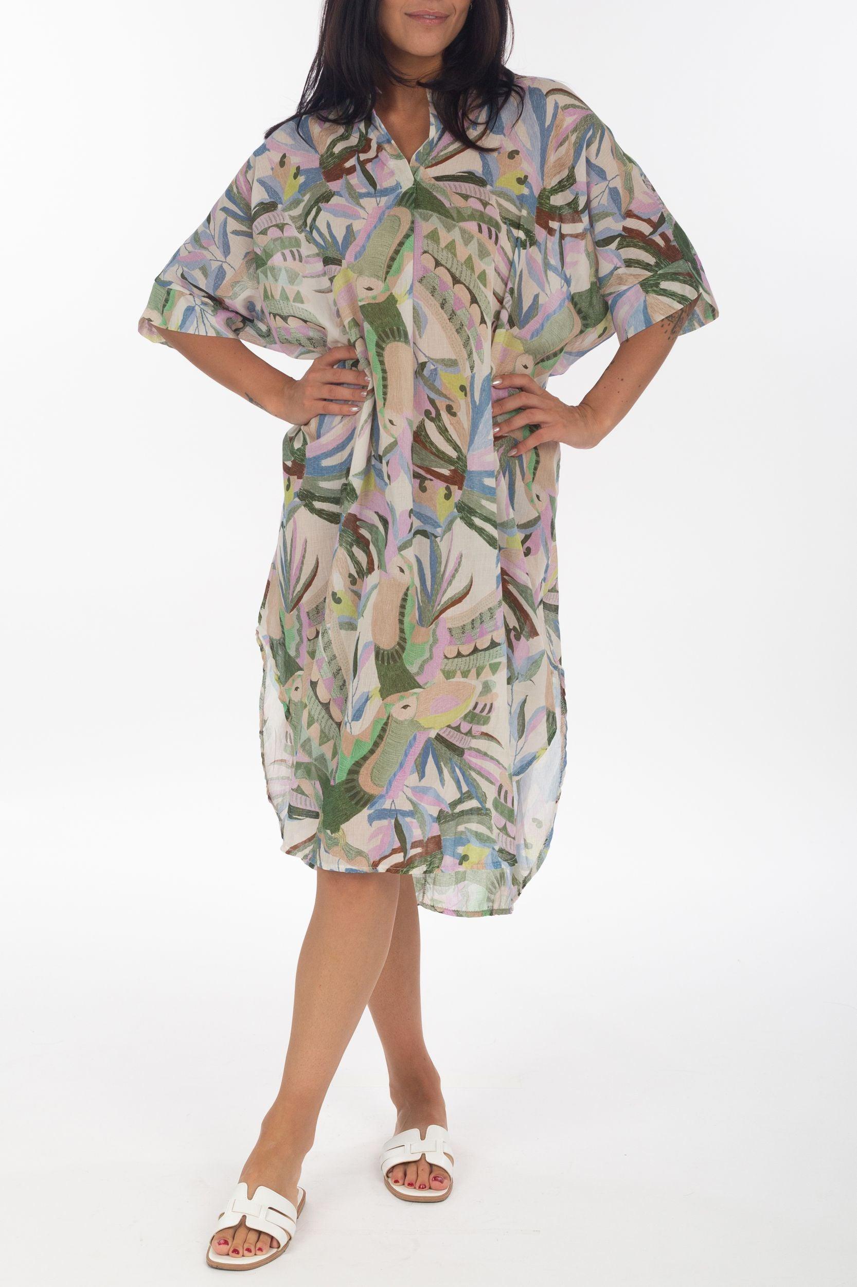 Kleid mit All-Over Print - La Strada
