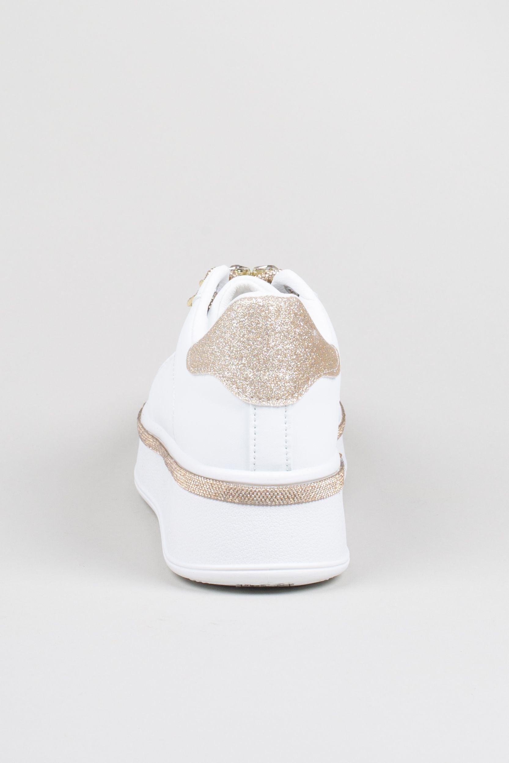 Sneaker mit goldenen Details - La Strada