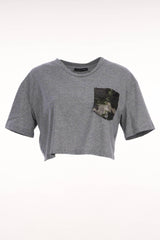 T-Shirt mit Pailletten - La Strada