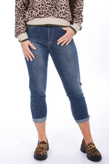 7/8 Jeans mit Gürtel - La Strada
