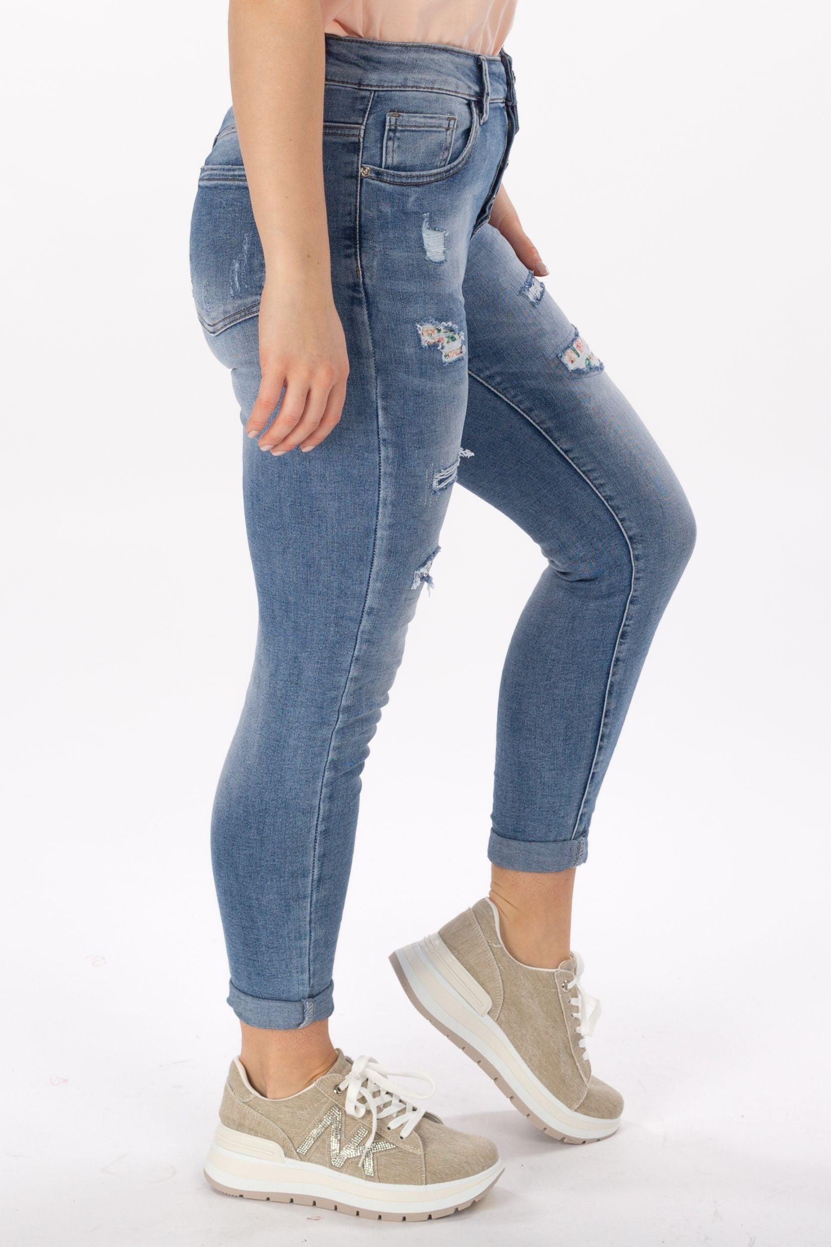 Destroyed Jeans im Crinkle Look - La Strada