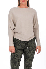 Feiner Pullover mit Fledermausärmeln - La Strada