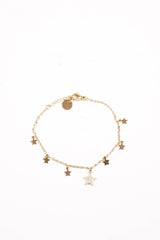 Goldenes Armband mit Sternen - La Strada