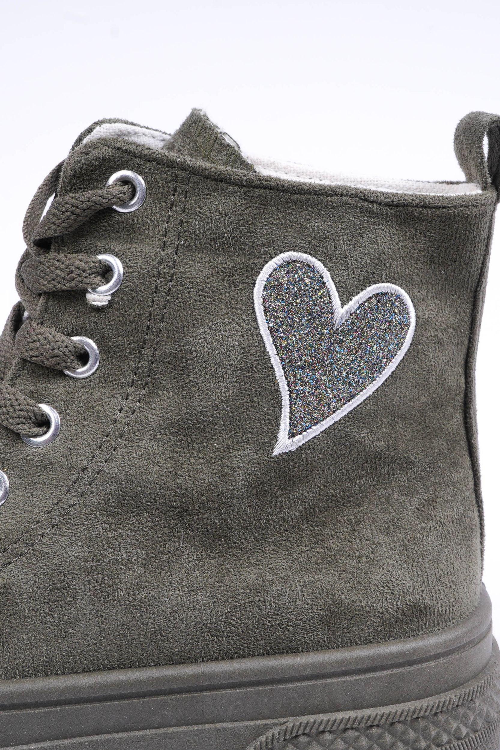 Hohe Sneaker mit Herz - La Strada