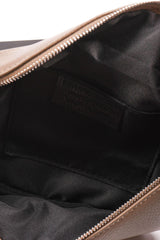 Leder Crossbody Bag mit Reißverschluss - La Strada
