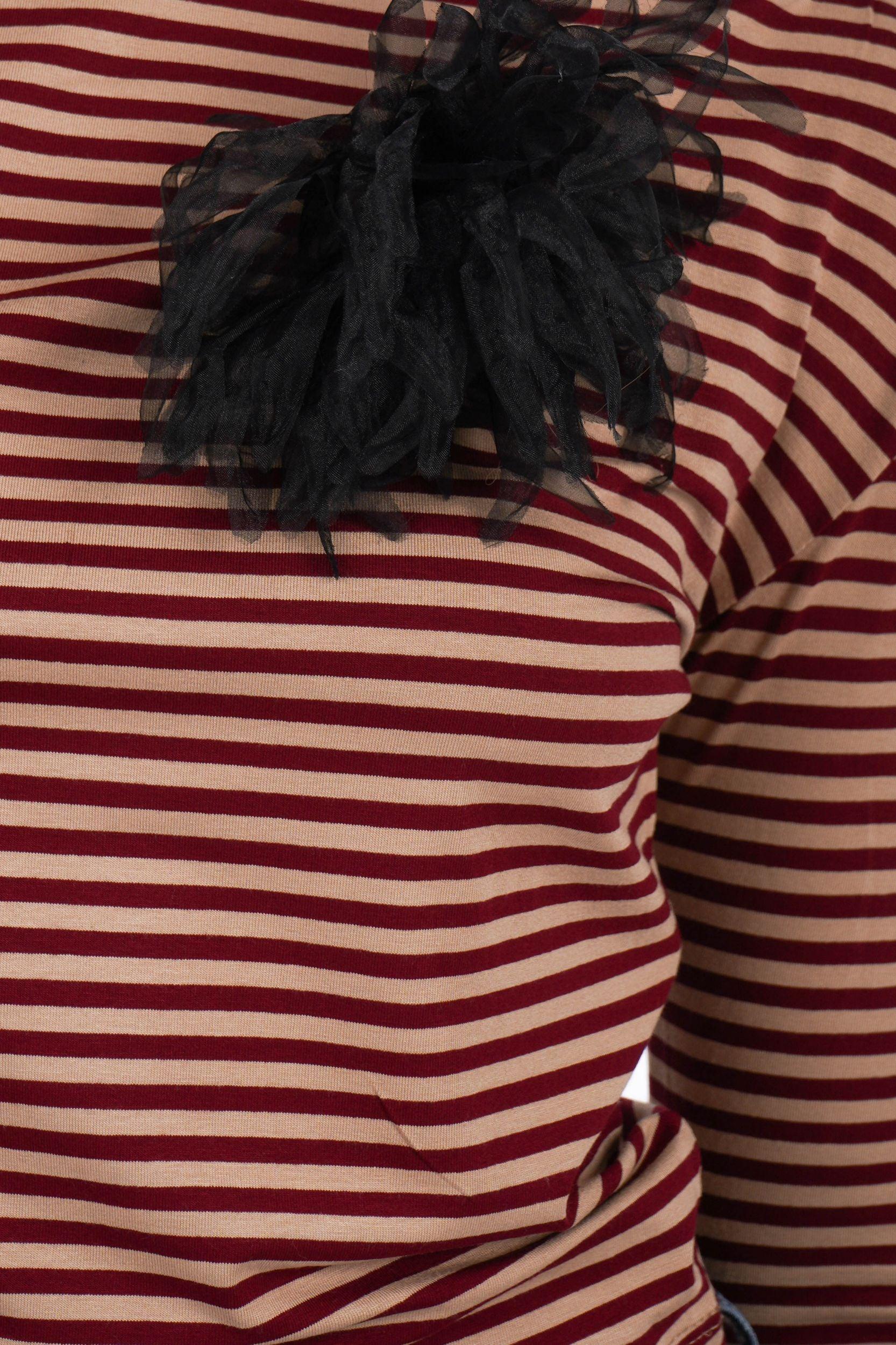 Shirt mit 3D-Blume - La Strada