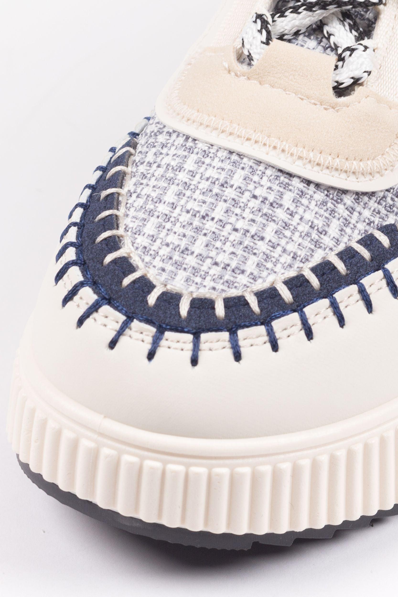 Sneaker mit Tweed-Details - La Strada