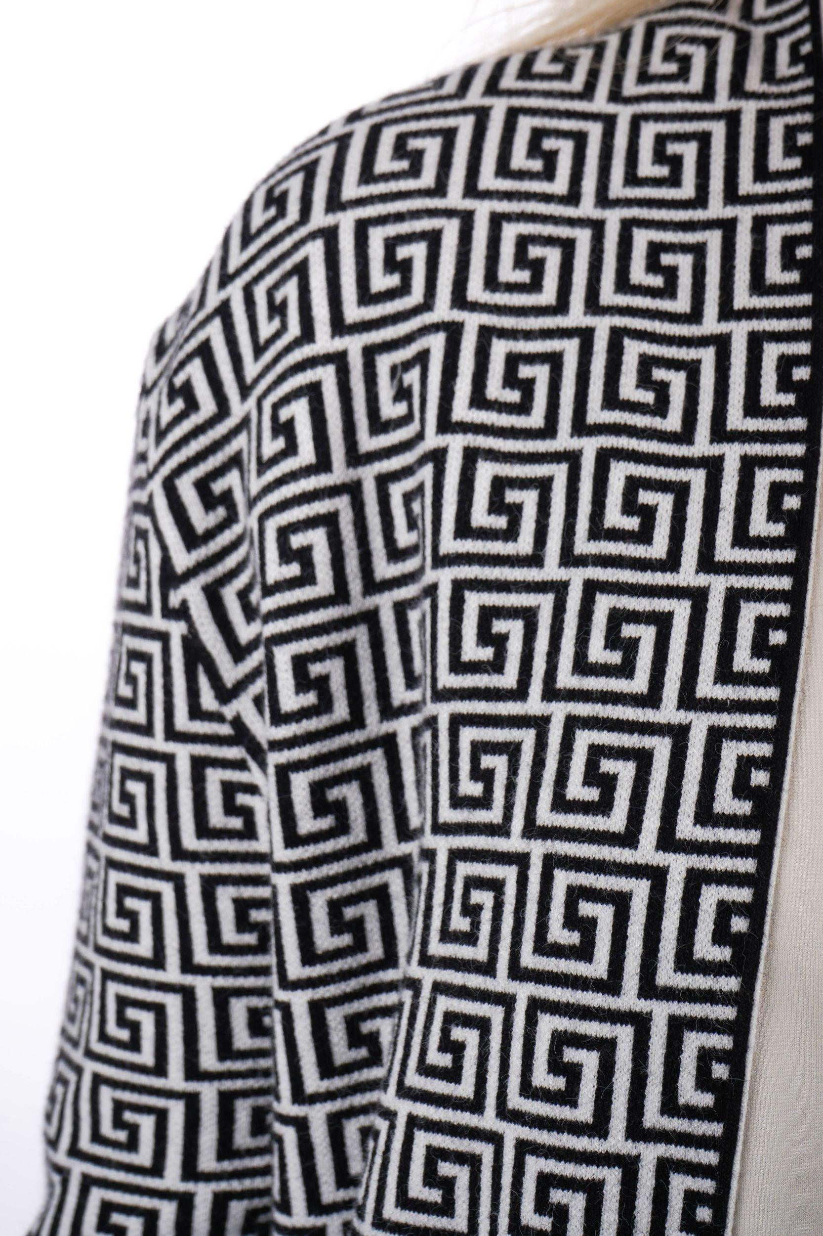 Strickjacke mit geometrischem Muster - La Strada