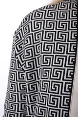 Strickjacke mit geometrischem Muster - La Strada
