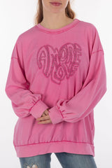Sweatshirt "Amore Love" - La Strada