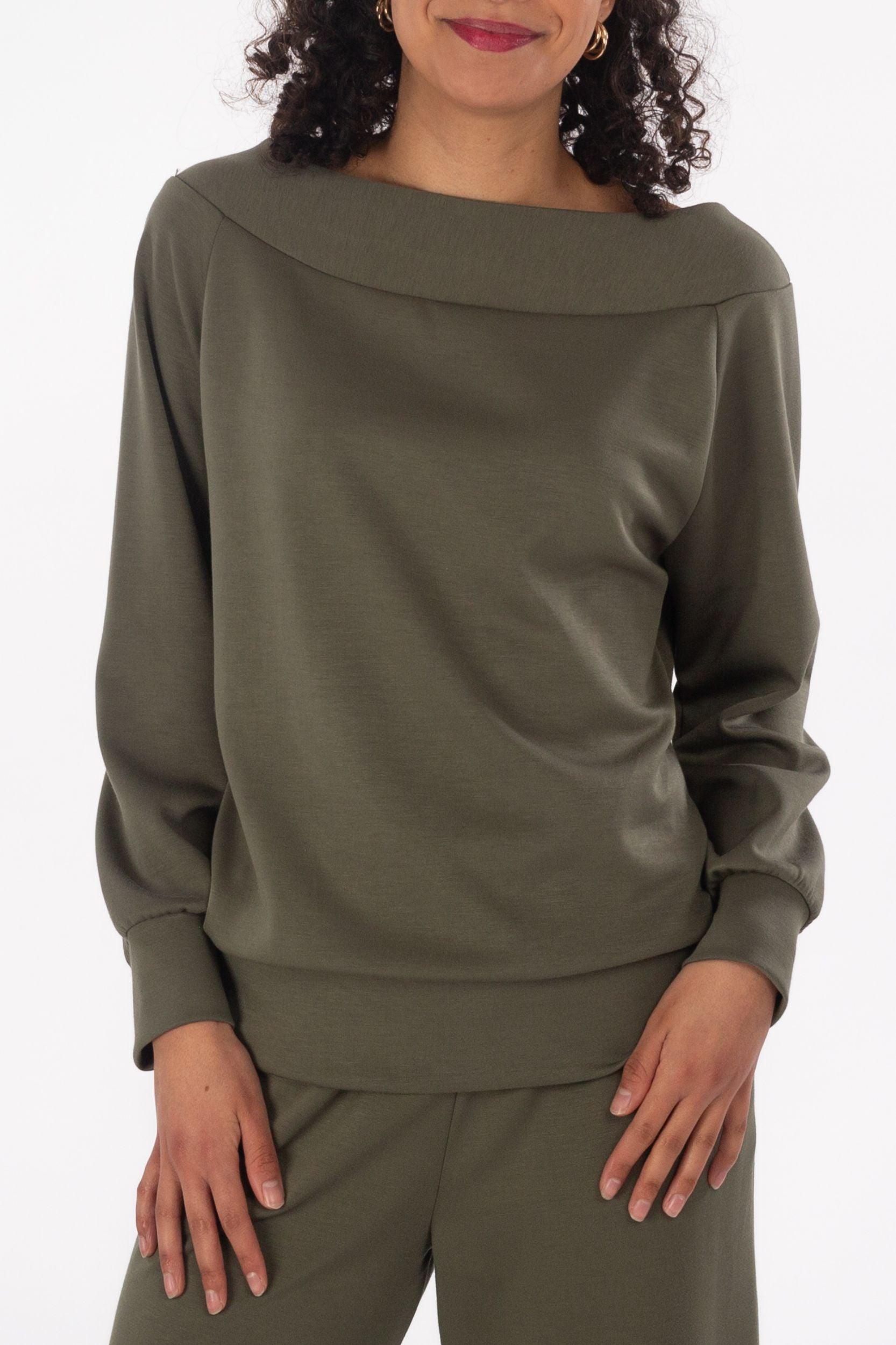 Sweatshirt mit Rundhalsausschnitt - La Strada
