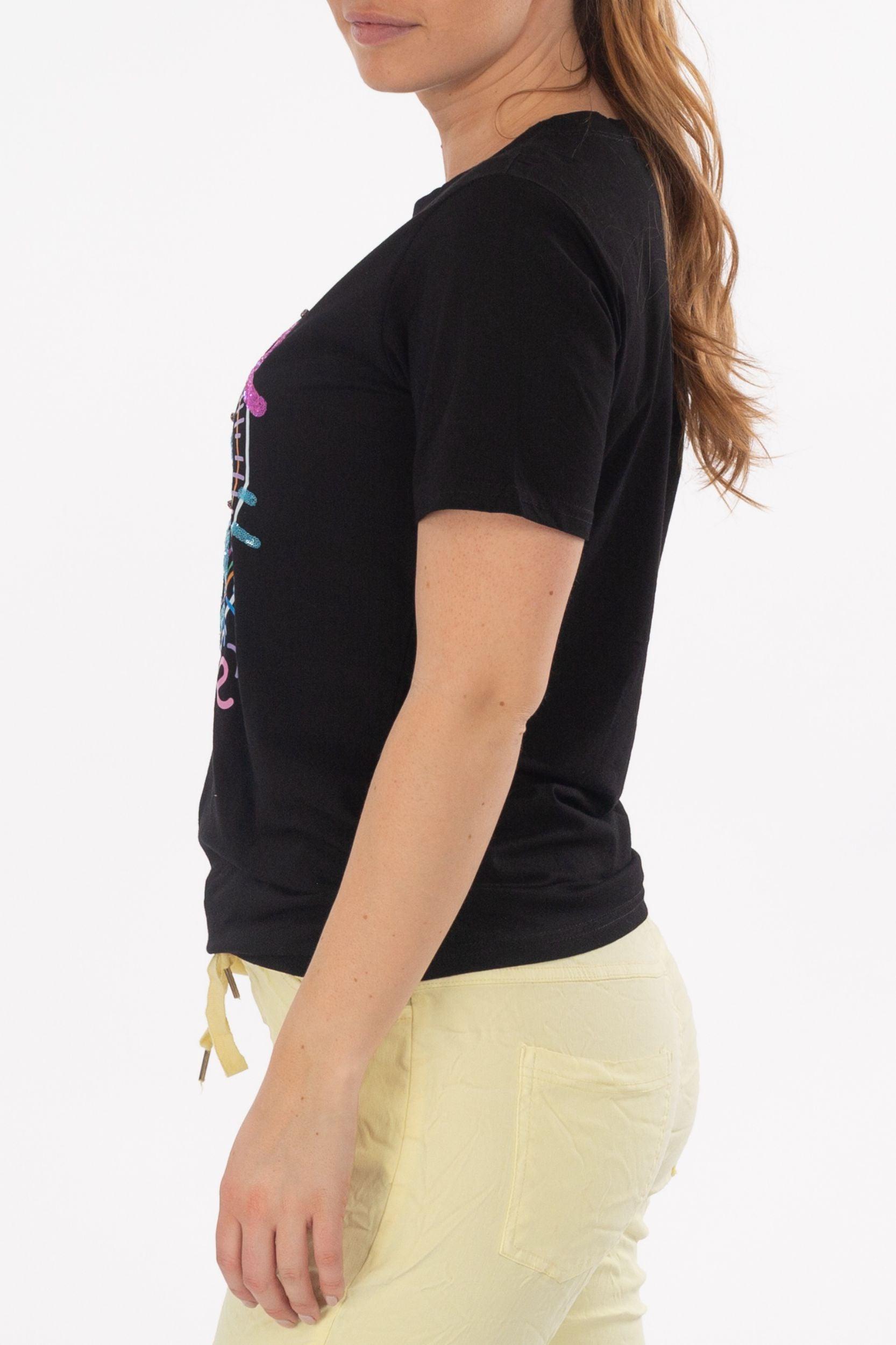 T-Shirt mit Love-Print - La Strada