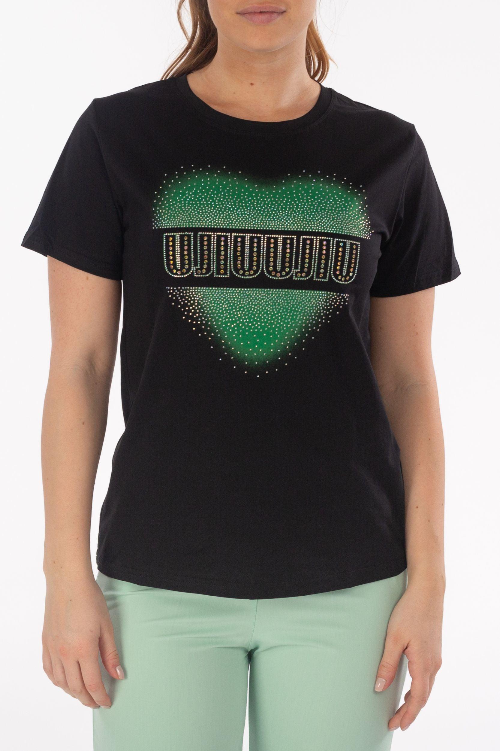 T-Shirt mit Strass - La Strada